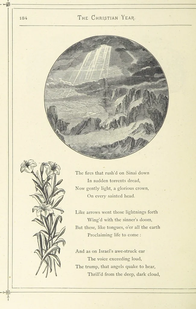 An illustration from The Christian Year, etc. [With a portrait, 1874, leaf 200