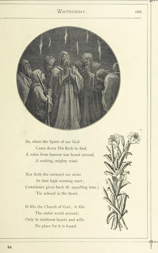 An illustration from The Christian Year, etc. [With a portrait, 1874, leaf 201