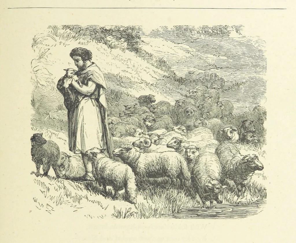 An illustration from The Christian Year, etc. [With a portrait, 1874, leaf 209