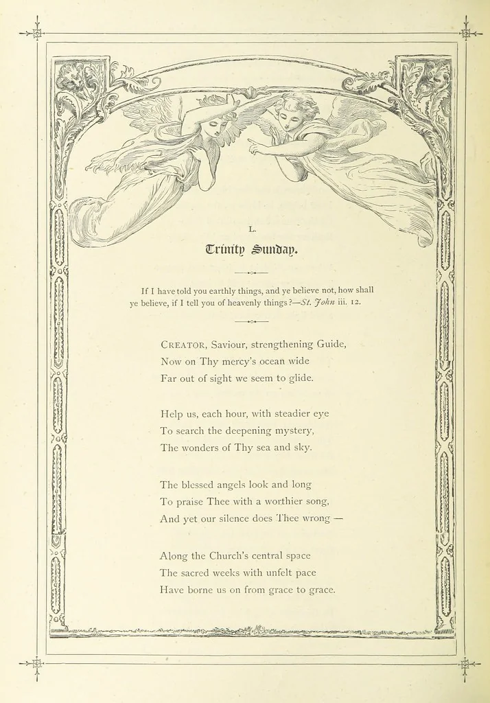 An illustration from The Christian Year, etc. [With a portrait, 1874, leaf 212