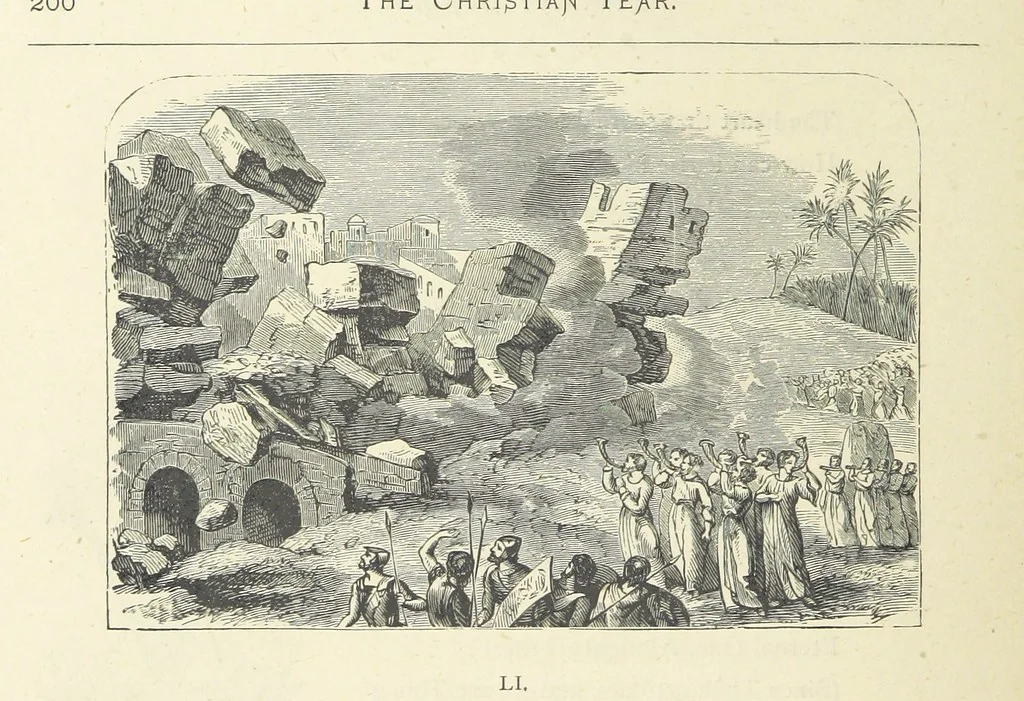 An illustration from The Christian Year, etc. [With a portrait, 1874, leaf 216