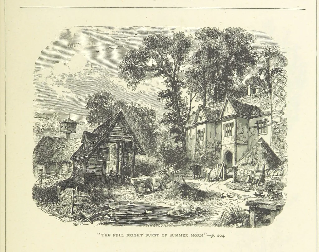 An illustration from The Christian Year, etc. [With a portrait, 1874, leaf 221