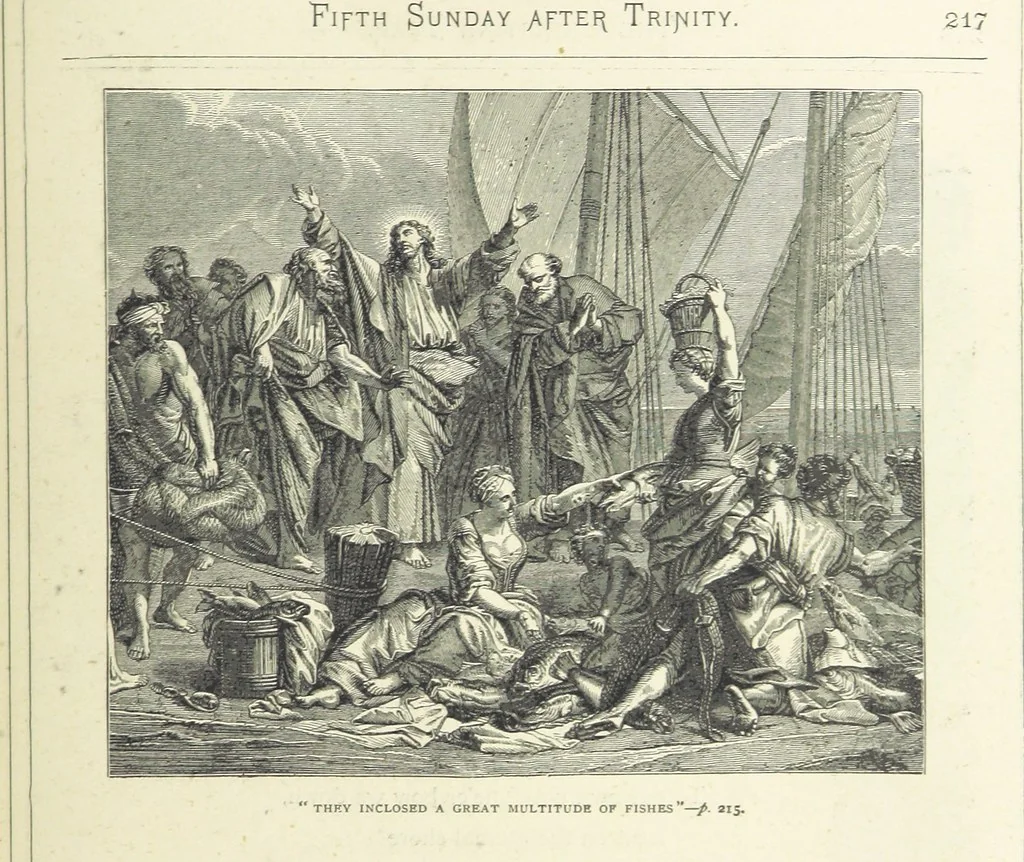 An illustration from The Christian Year, etc. [With a portrait, 1874, leaf 233