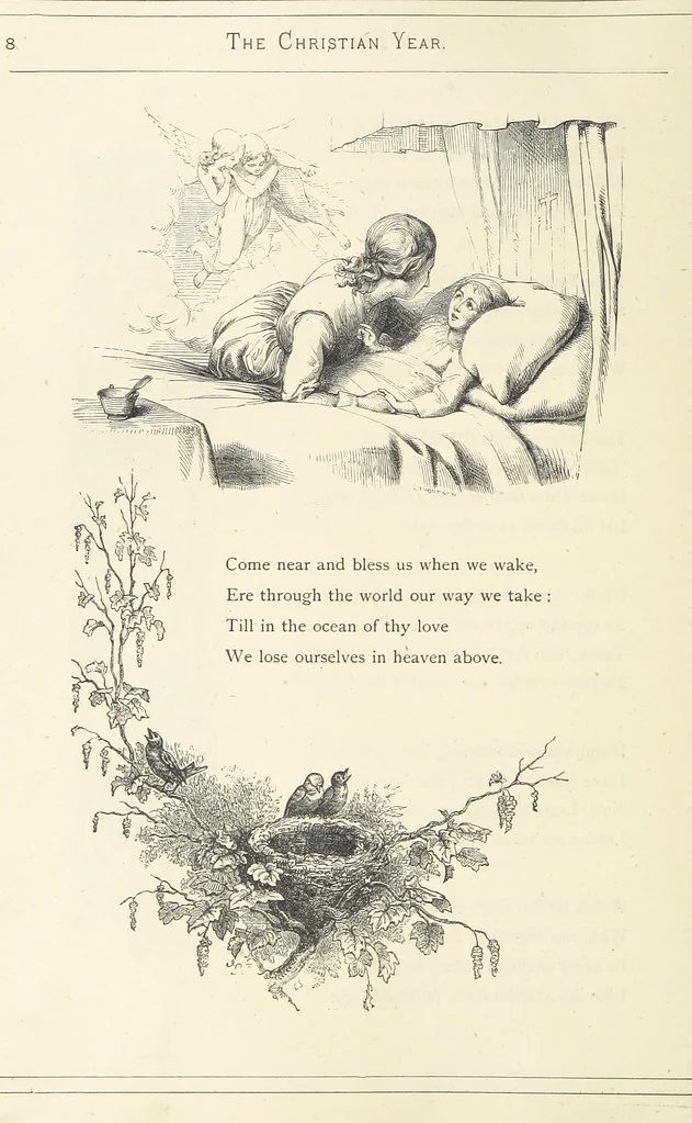An illustration from The Christian Year, etc. [With a portrait, 1874, leaf 24