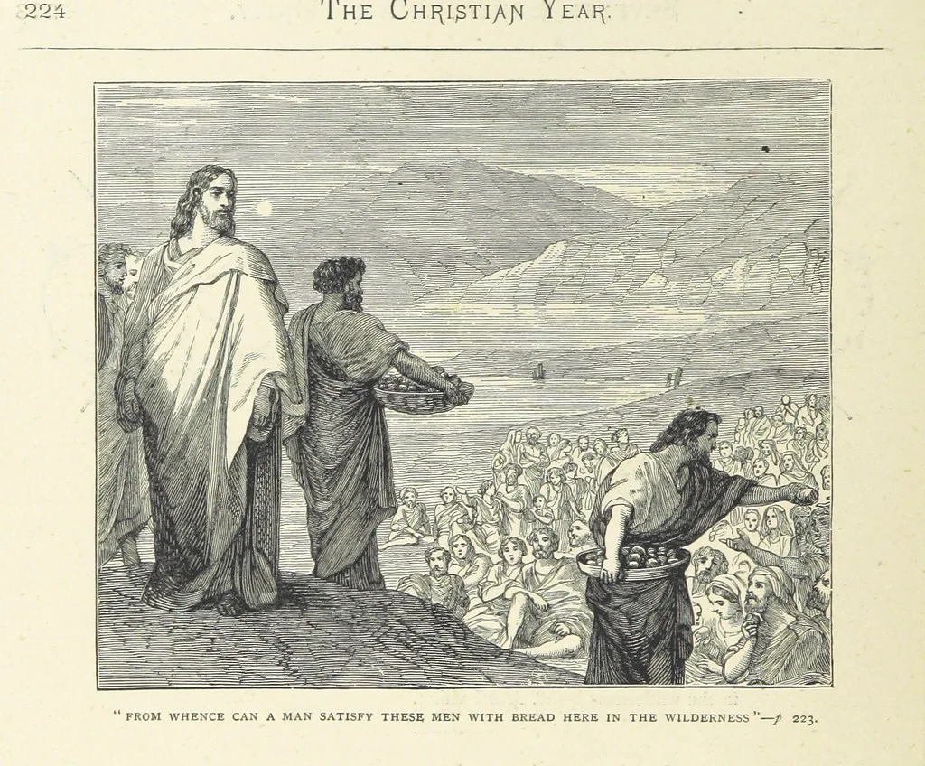 An illustration from The Christian Year, etc. [With a portrait, 1874, leaf 240