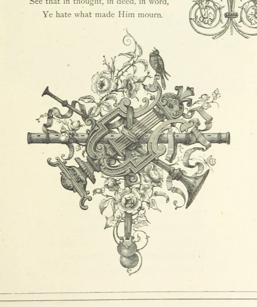 An illustration from The Christian Year, etc. [With a portrait, 1874, leaf 251