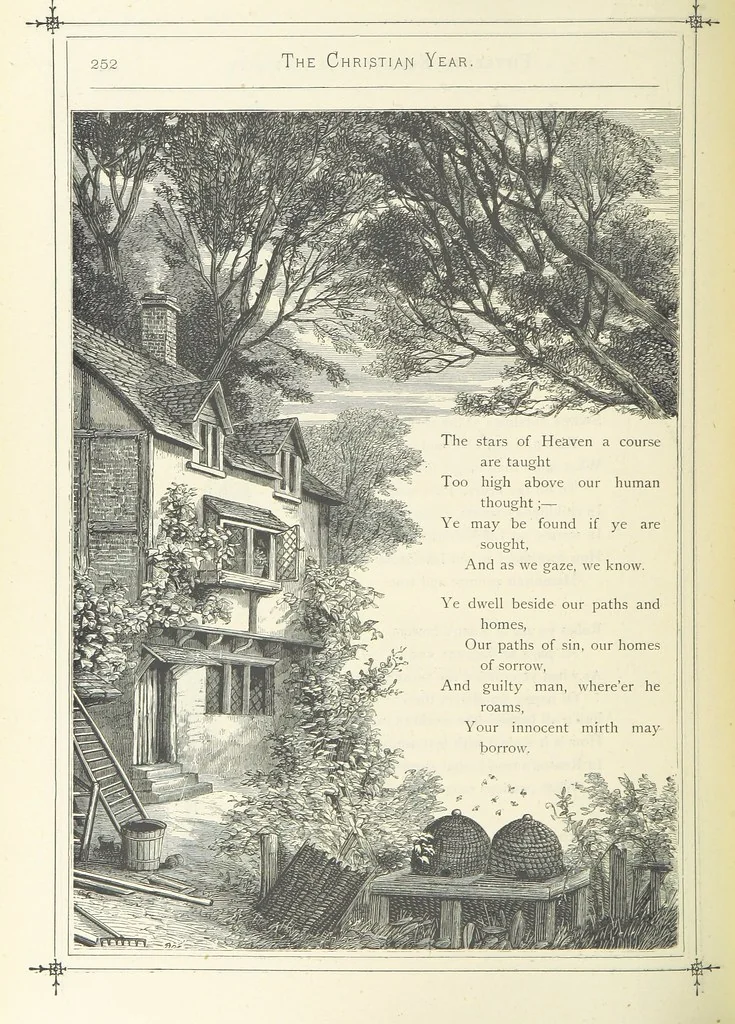 An illustration from The Christian Year, etc. [With a portrait, 1874, leaf 268