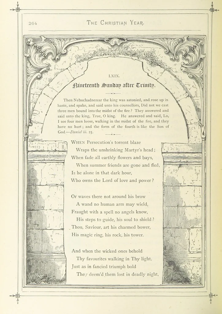 An illustration from The Christian Year, etc. [With a portrait, 1874, leaf 280