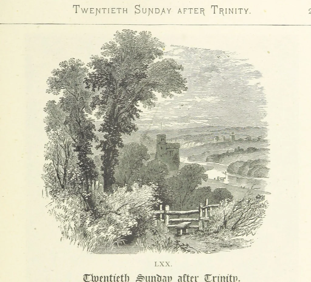 An illustration from The Christian Year, etc. [With a portrait, 1874, leaf 283