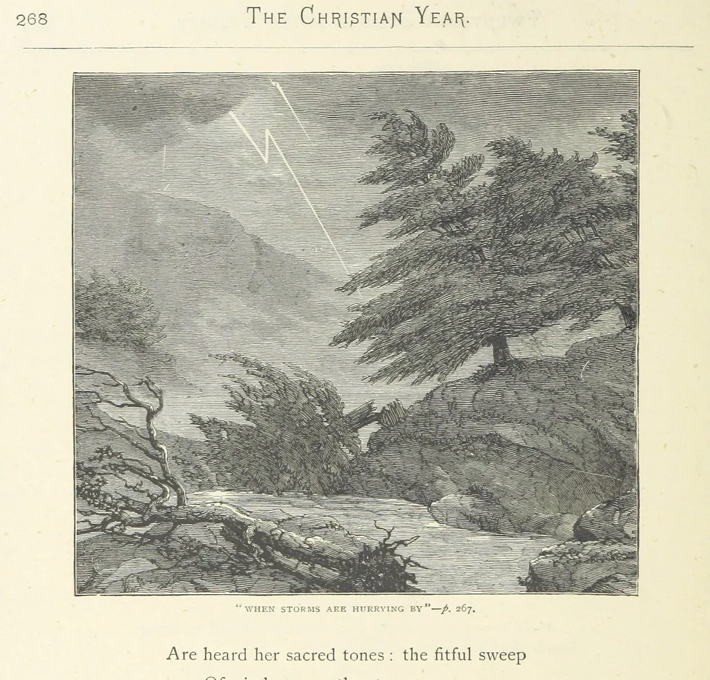 An illustration from The Christian Year, etc. [With a portrait, 1874, leaf 284