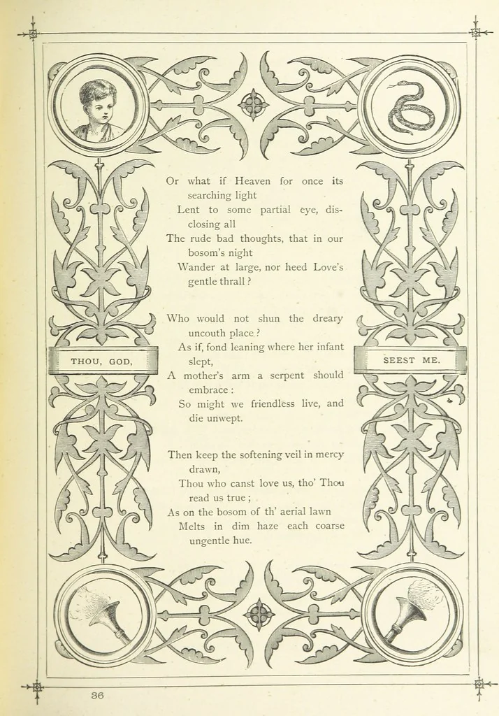 An illustration from The Christian Year, etc. [With a portrait, 1874, leaf 297