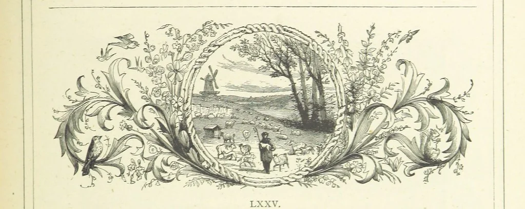 An illustration from The Christian Year, etc. [With a portrait, 1874, leaf 299
