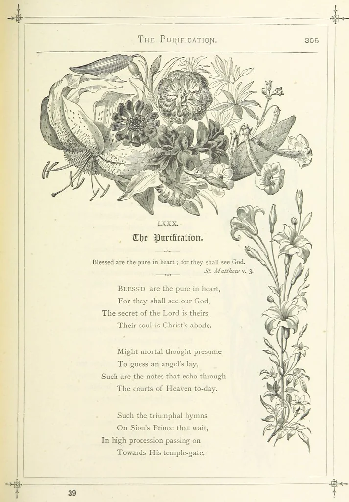 An illustration from The Christian Year, etc. [With a portrait, 1874, leaf 321