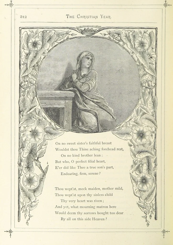An illustration from The Christian Year, etc. [With a portrait, 1874, leaf 328