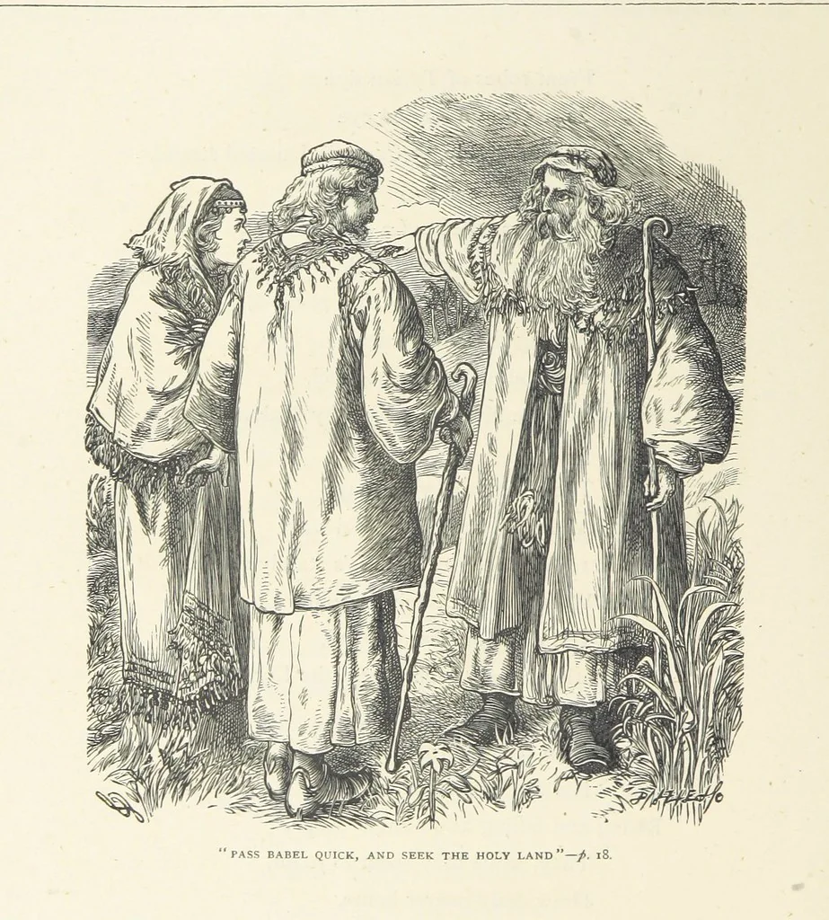 An illustration from The Christian Year, etc. [With a portrait, 1874, leaf 36