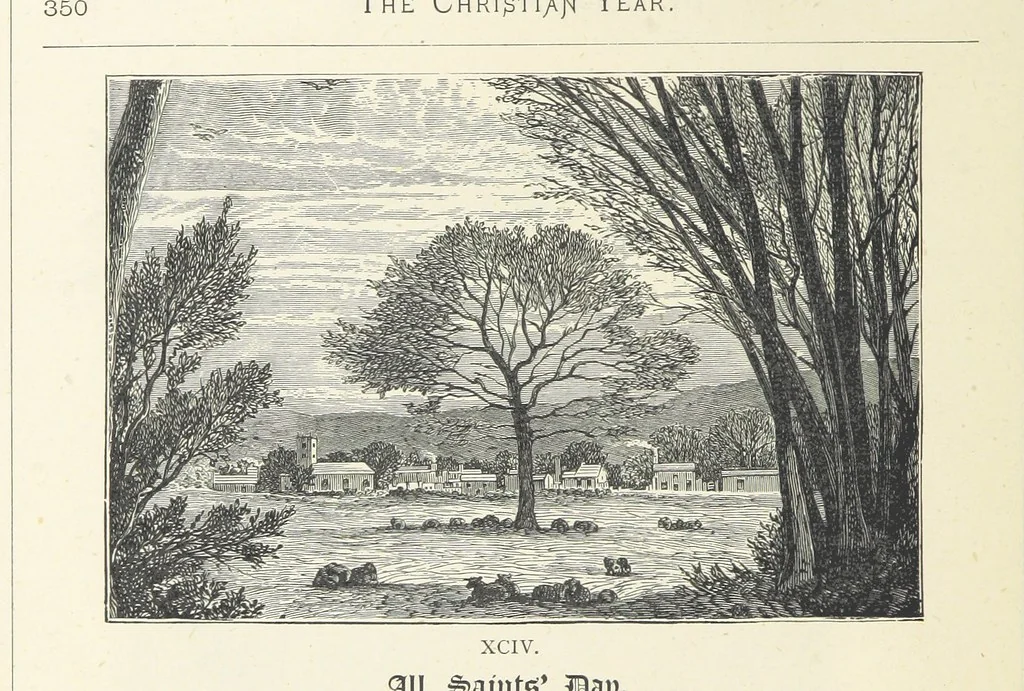 An illustration from The Christian Year, etc. [With a portrait, 1874, leaf 366