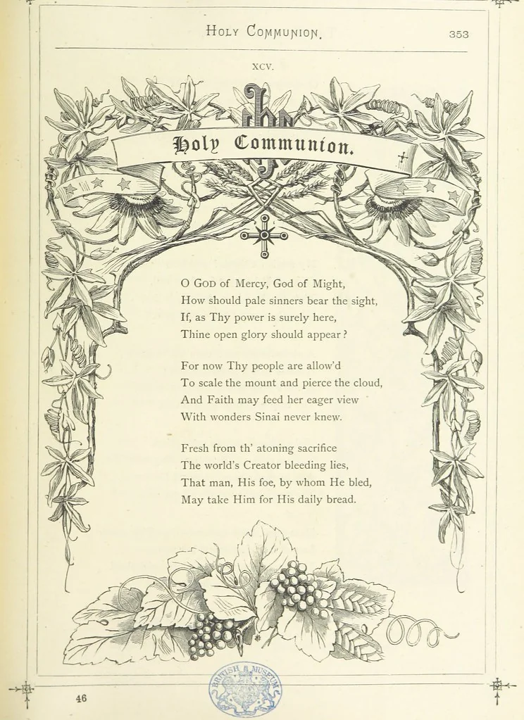 An illustration from The Christian Year, etc. [With a portrait, 1874, leaf 369