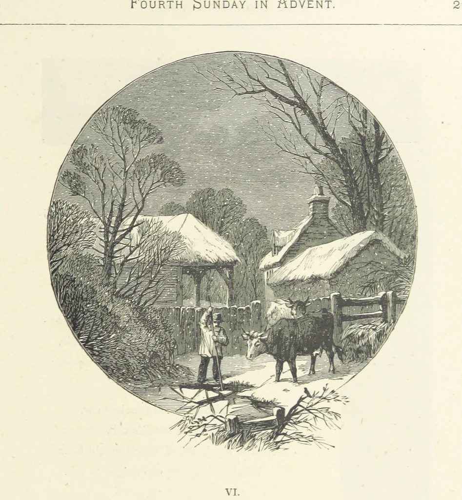 An illustration from The Christian Year, etc. [With a portrait, 1874, leaf 37