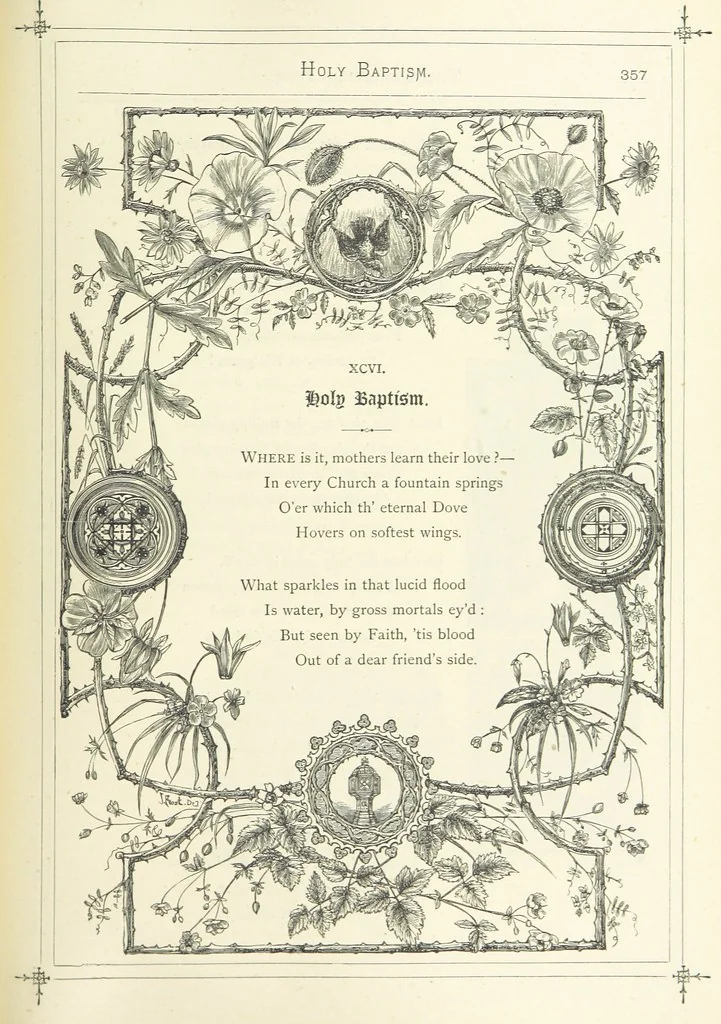 An illustration from The Christian Year, etc. [With a portrait, 1874, leaf 373