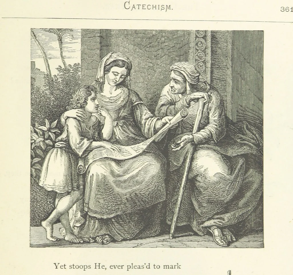 An illustration from The Christian Year, etc. [With a portrait, 1874, leaf 377