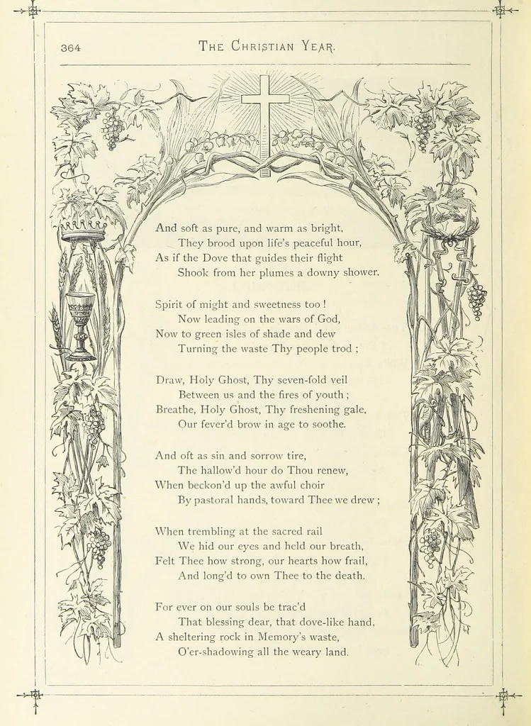 An illustration from The Christian Year, etc. [With a portrait, 1874, leaf 380