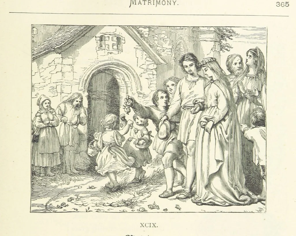 An illustration from The Christian Year, etc. [With a portrait, 1874, leaf 381
