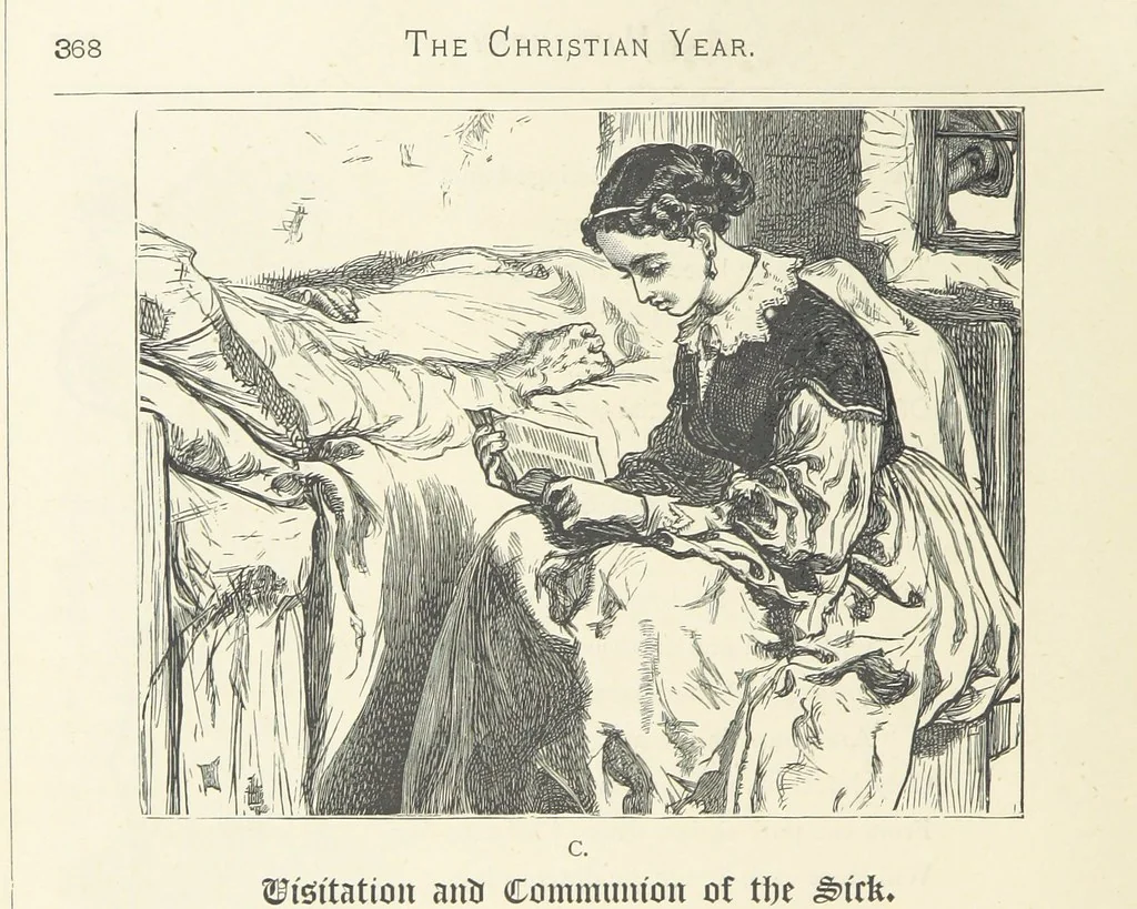 An illustration from The Christian Year, etc. [With a portrait, 1874, leaf 384