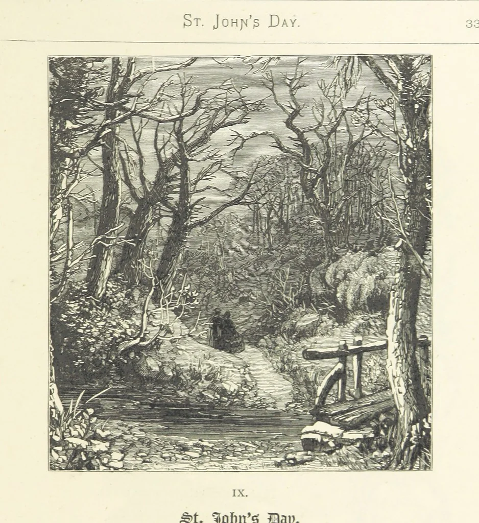 An illustration from The Christian Year, etc. [With a portrait, 1874, leaf 49