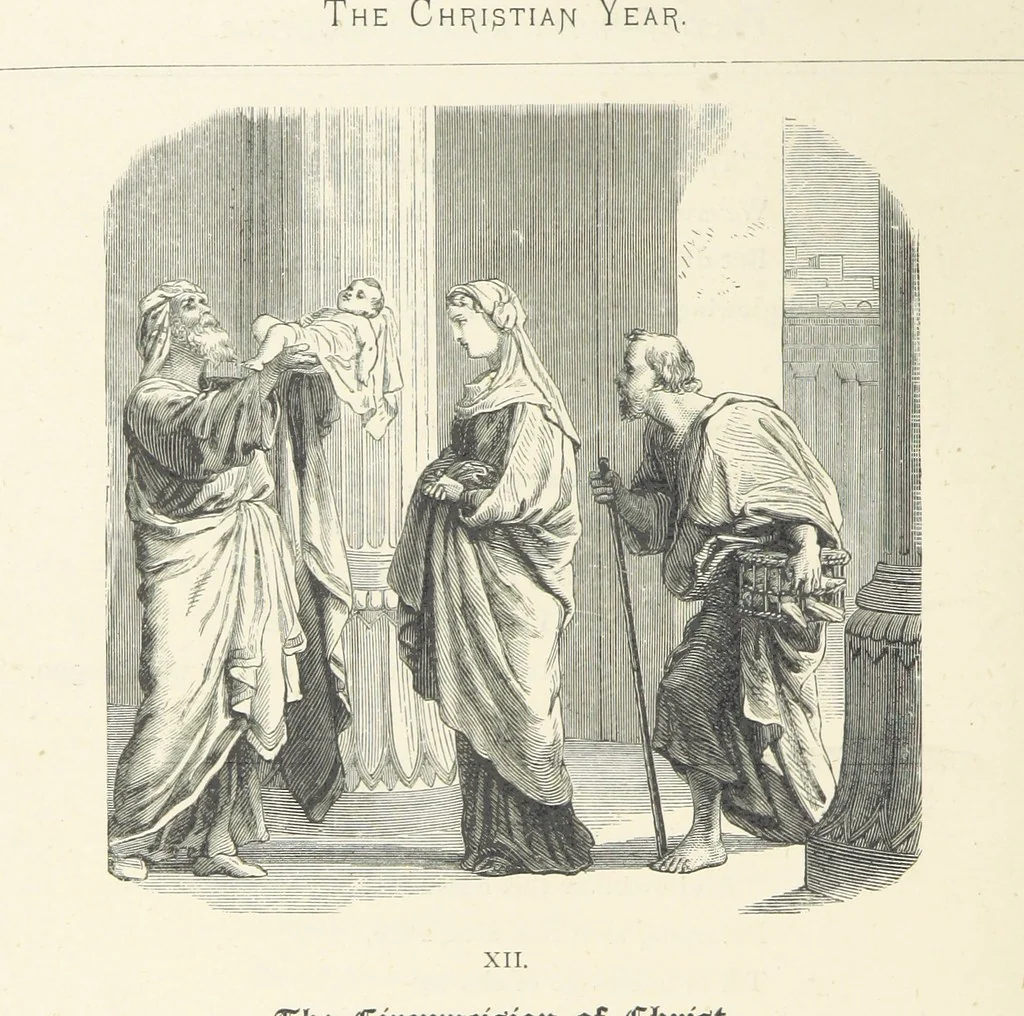 An illustration from The Christian Year, etc. [With a portrait, 1874, leaf 60