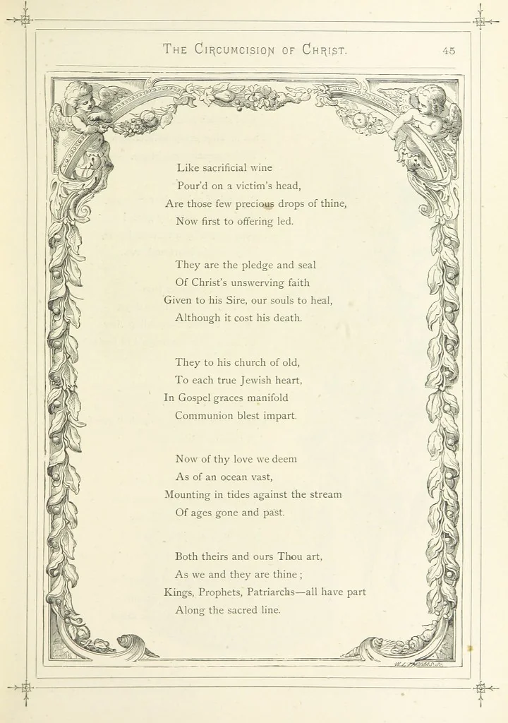 An illustration from The Christian Year, etc. [With a portrait, 1874, leaf 61