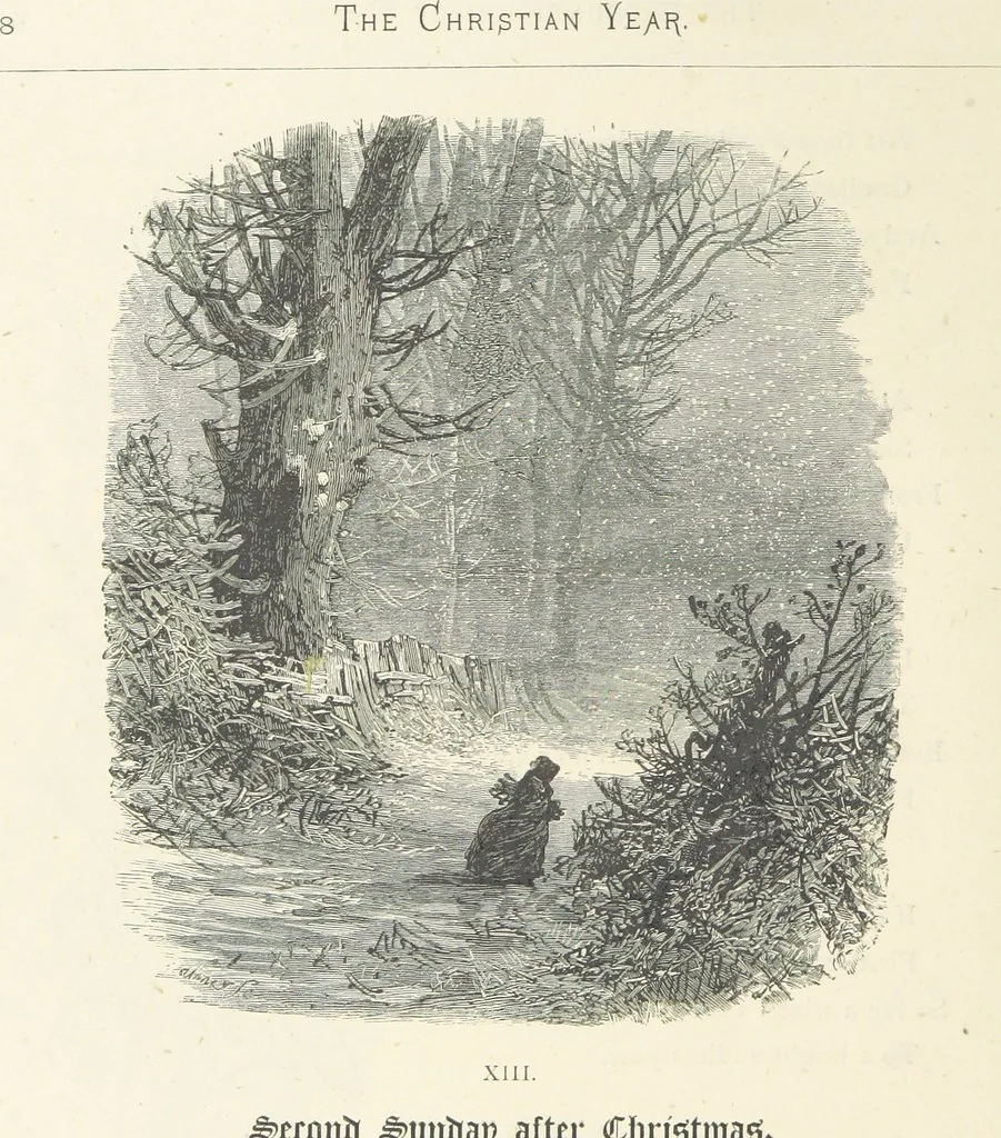 An illustration from The Christian Year, etc. [With a portrait, 1874, leaf 64
