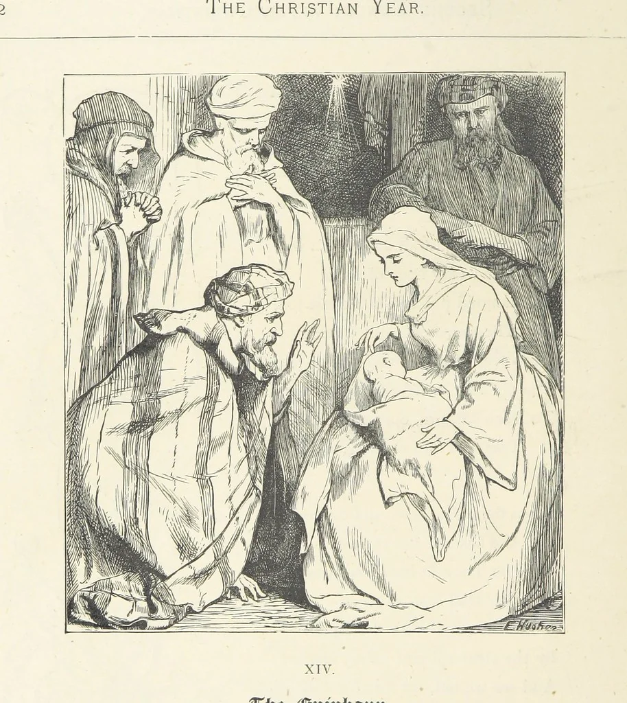 An illustration from The Christian Year, etc. [With a portrait, 1874, leaf 68