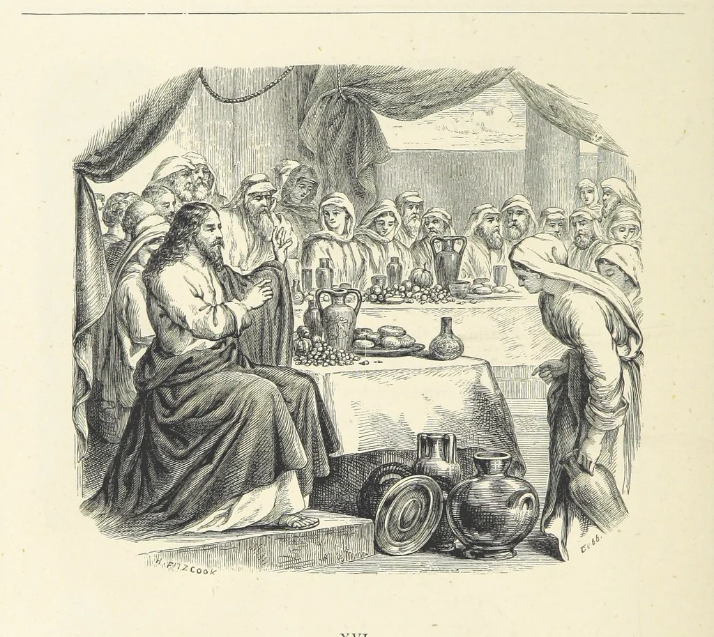 An illustration from The Christian Year, etc. [With a portrait, 1874, leaf 76