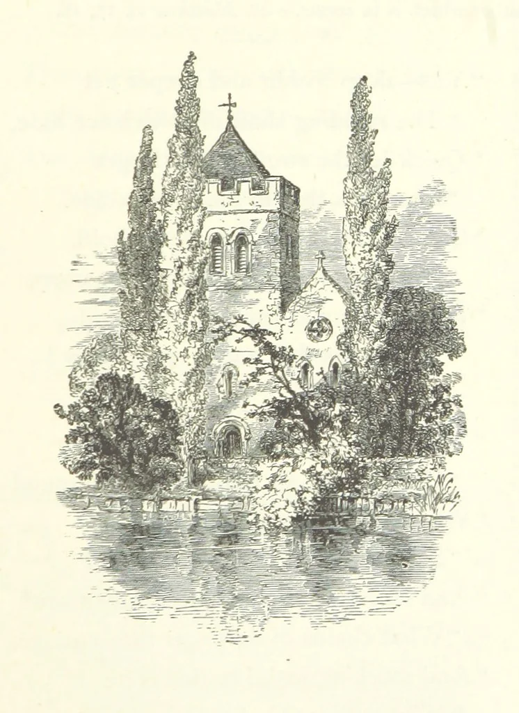 An illustration from The Christian Year, etc, 1880, leaf 105