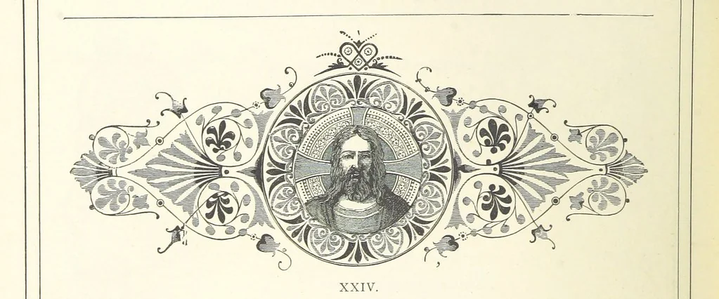 An illustration from The Christian Year, etc, 1880, leaf 106