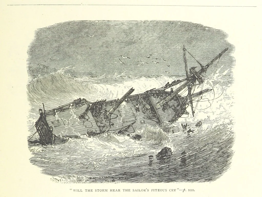 An illustration from The Christian Year, etc, 1880, leaf 115