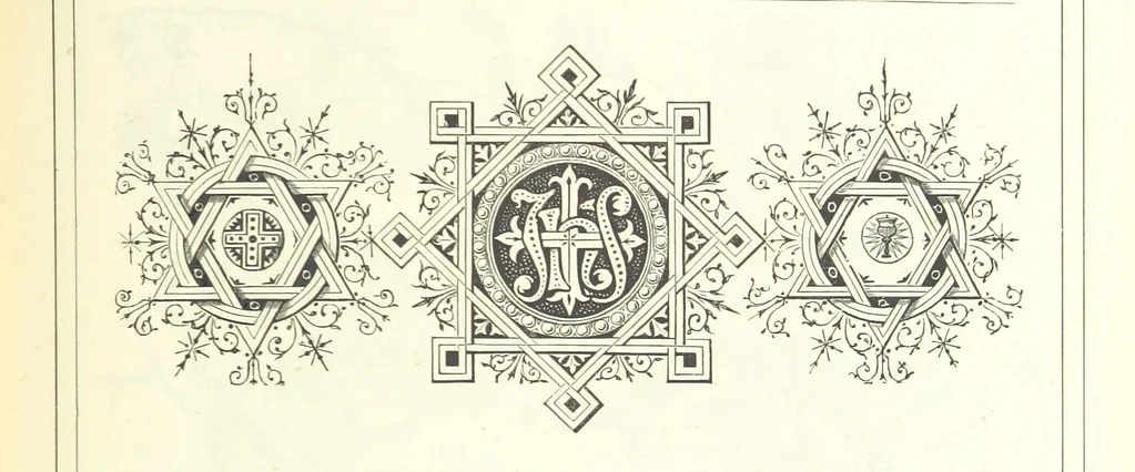 An illustration from The Christian Year, etc, 1880, leaf 117