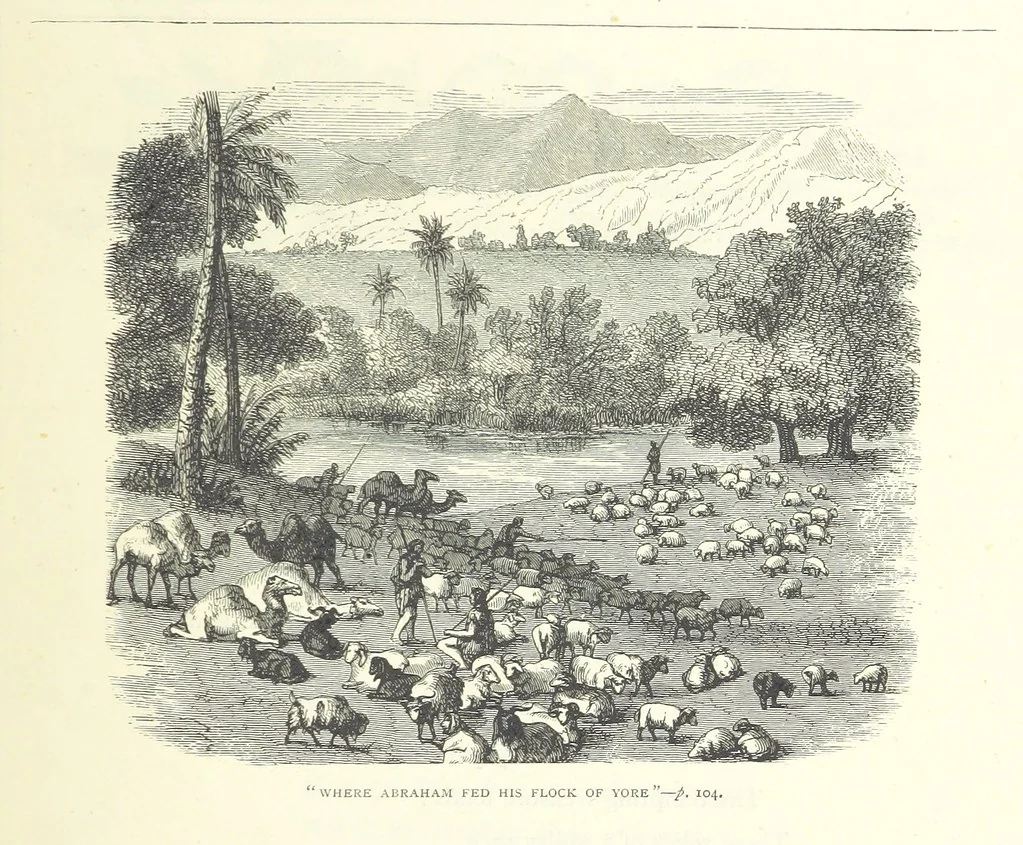 An illustration from The Christian Year, etc, 1880, leaf 119