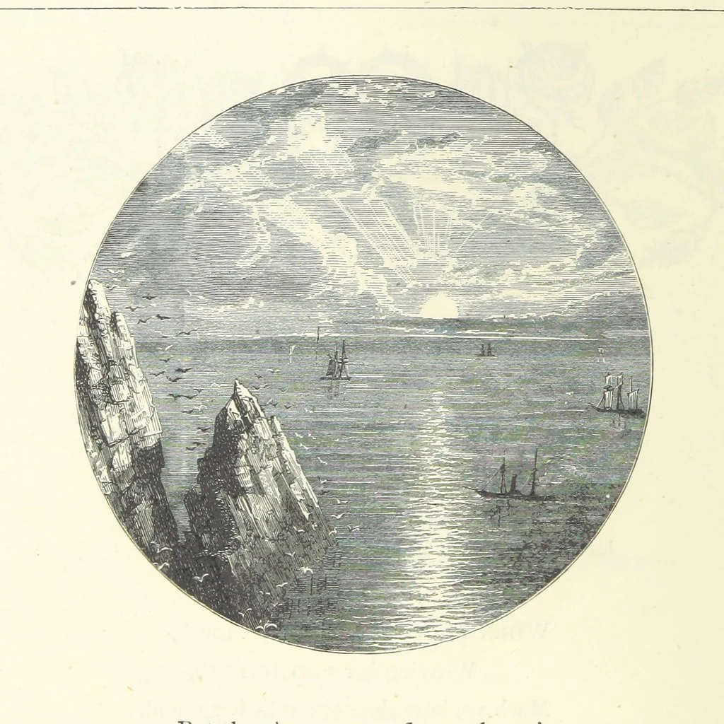 An illustration from The Christian Year, etc, 1880, leaf 122