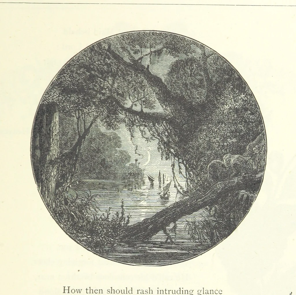 An illustration from The Christian Year, etc, 1880, leaf 123