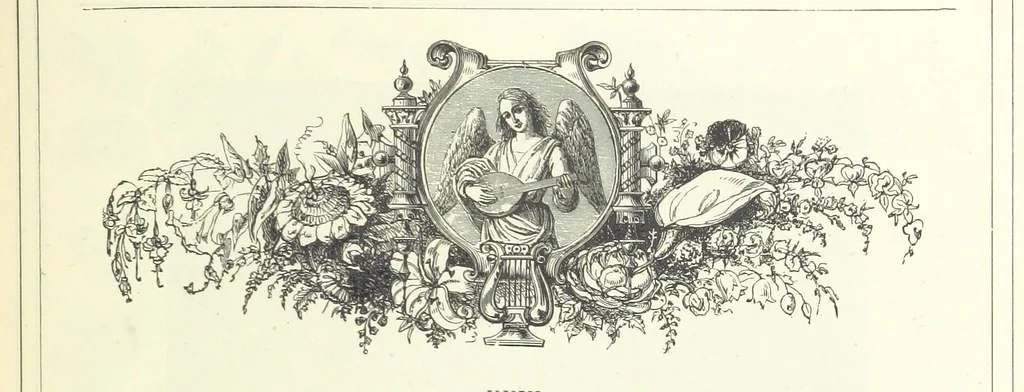 An illustration from The Christian Year, etc, 1880, leaf 125