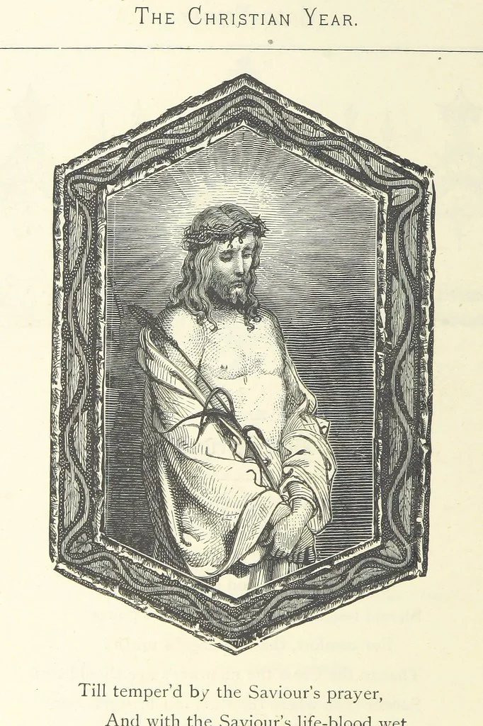 An illustration from The Christian Year, etc, 1880, leaf 150