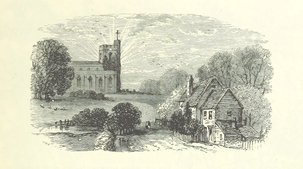An illustration from The Christian Year, etc, 1880, leaf 169