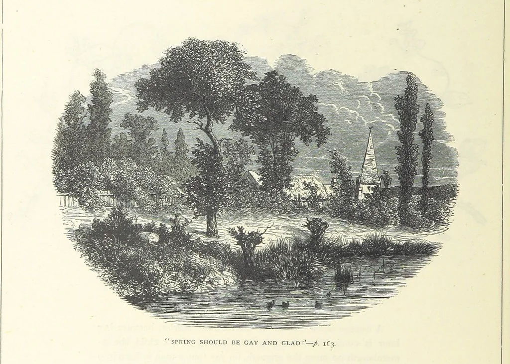 An illustration from The Christian Year, etc, 1880, leaf 178
