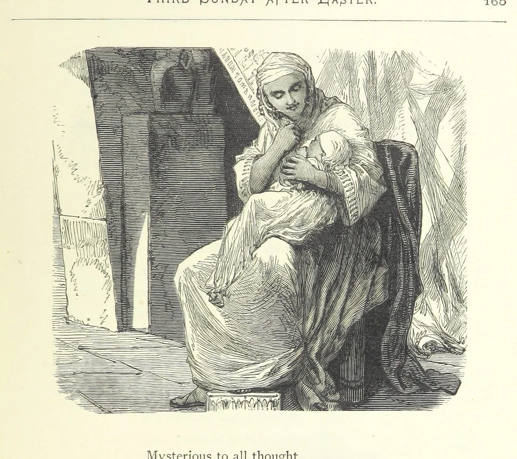 An illustration from The Christian Year, etc, 1880, leaf 179
