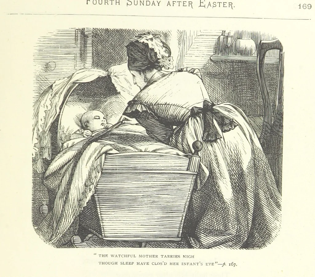 An illustration from The Christian Year, etc, 1880, leaf 183