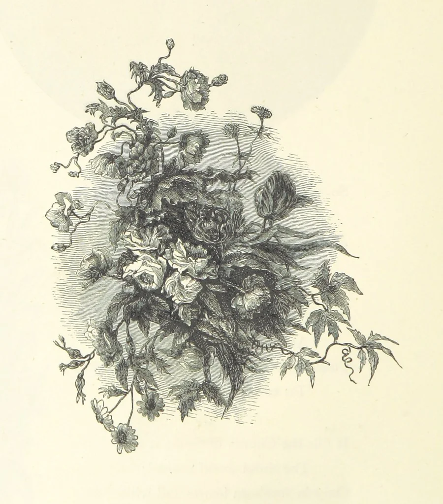 An illustration from The Christian Year, etc, 1880, leaf 200