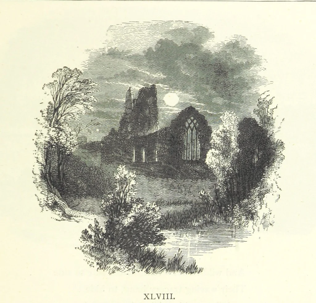 An illustration from The Christian Year, etc, 1880, leaf 201