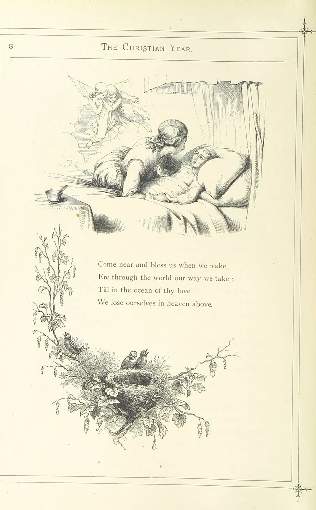 An illustration from The Christian Year, etc, 1880, leaf 22