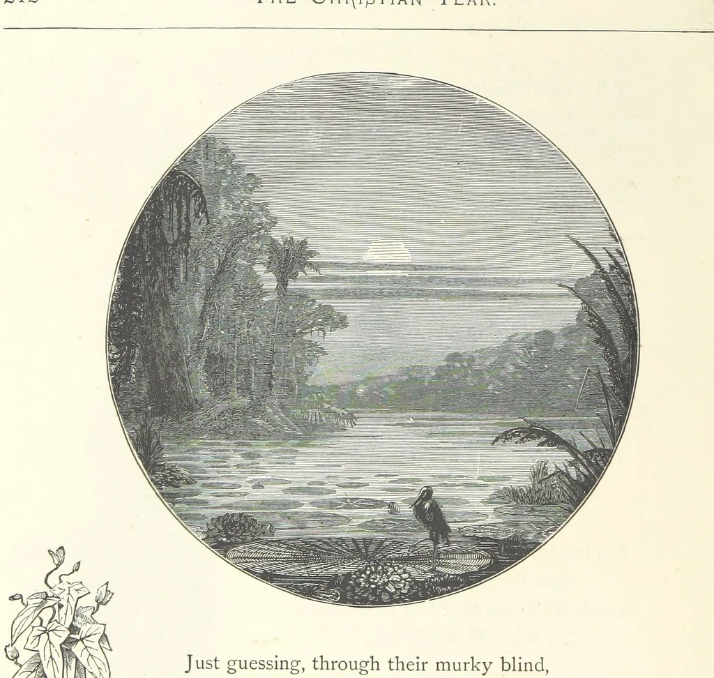 An illustration from The Christian Year, etc, 1880, leaf 226